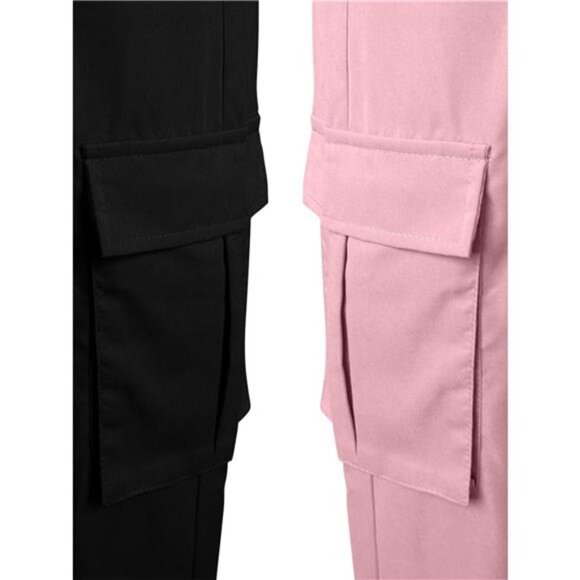 2 Piece Elastic Waist Cargo Pants - Picture 7 of 16